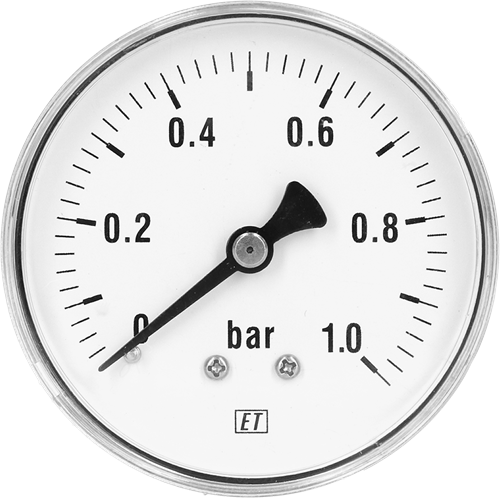 Manometer 7014 63 MM Achteraansluiting