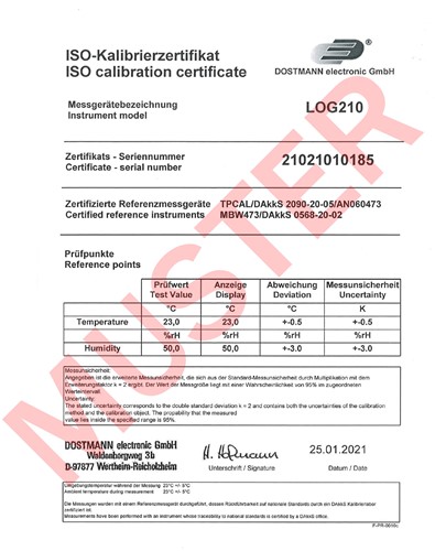 TFA Datalogger voor temperatuur en vochtigheid LOG210'' - met certificaat''-2