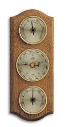 TFA Weerstation analoog - massief eiken