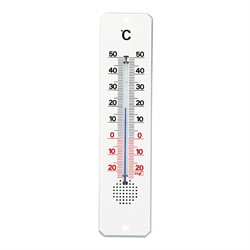 TFA Binnen / buitenthermometer analoog - kunststof - Doosje