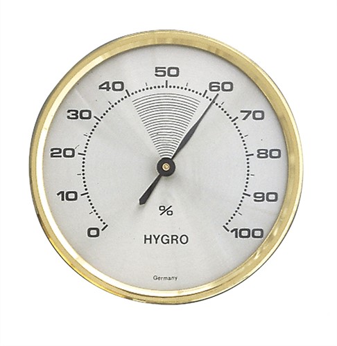 TFA Hygrometer analoog - met messing ring - Ø71 mm