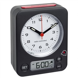 TFA Wekker Analoog Met Alarm Combo