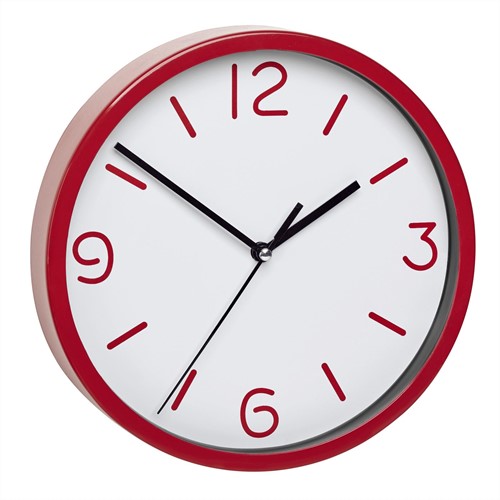 TFA Wandklok Analoog Rood
