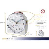 TFA Wekker Analoog Sunrise Wit-2