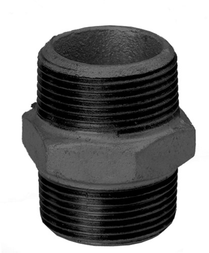 Dubbele nippel type 280 zwart