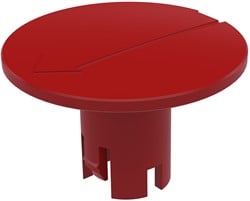 Afdekkapje Rood Voor Vertragingshandgreep