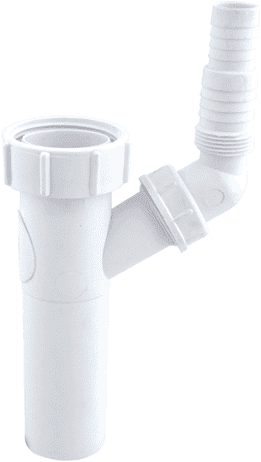 T-stuk Voor Wasmachineafvoer 1 1/2" Met 1 Slangtule