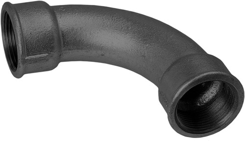 Bocht 90º type 2 zwart