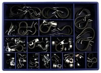 Assortiment leiding klemmen 104 delig-2