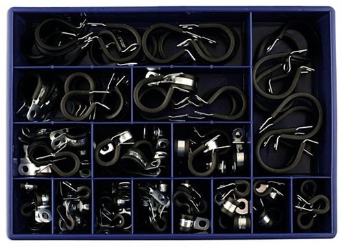 Assortiment leiding klemmen 104 delig-2