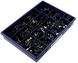 Assortiment leiding klemmen 104 delig