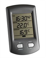 TFA Thermometer draadloos Ratio'' - Grijs''