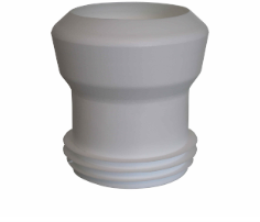 WC-Afvoermanchet voor rioleringsbuis 100-105mm - recht, hoog model, 135mm hoog
