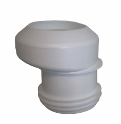 WC-Afvoermanchet voor rioleringsbuis 100-105mm - Exc. model, sprong 4cm, 140mm hoog