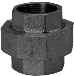 Koppeling vlakdichtend type 330 zwart