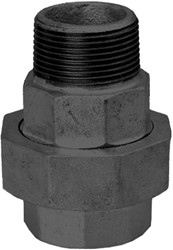 Koppeling vlakdichtend type 331 zwart