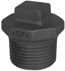 GF stop type 290 zwart buitendraad