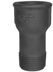 GF verlengpijpje type 526 zwart binnendraad x buitendraad