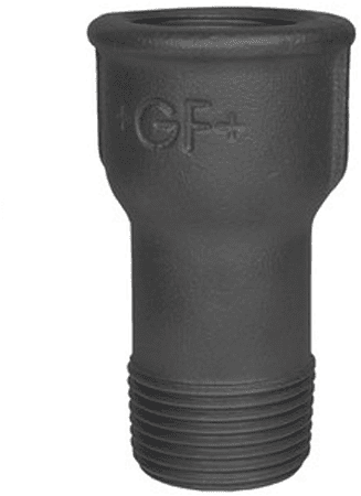 GF verlengpijpje type 526 zwart binnendraad x buitendraad