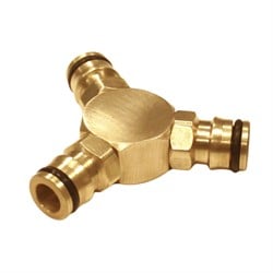 COLORTAP 341 Messing 3-weg verdeelstuk