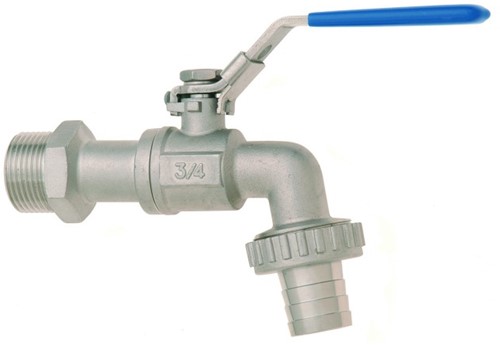 GEKA RVS tap-kogelkraan