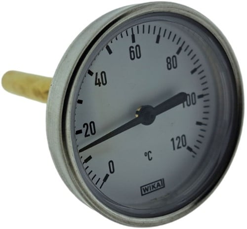 Bimetalen Thermometer Type A45 0-120º 63 x 63 MM