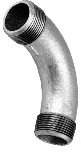 Bocht 90º type 3 gegalvaniseerd