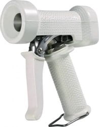 GEKA - Sproei pistool 1/2'' bindr. RVS rubber beschermlaag wit