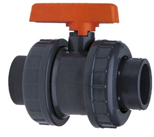 VDL PVC Kogelkraan met 2 wartels uitstroom beveiligd - TYPE B - 10 bar - 90 mm