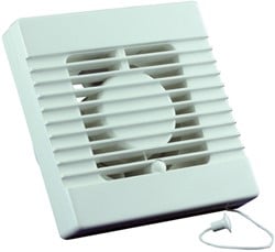 Nedco Badkamer/Toiletventilator EF 100 P Wit