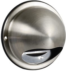 Nedco RVS buitenrooster Fijnmazig Gaas Ø 125 mm