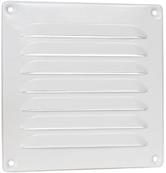 Nedco Aluminium schoepenrooster Wit Kleine Schoepen