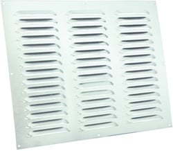 Nedco Aluminium Schoepenrooster Vlak Grijs