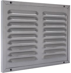 Nedco Alu kaderrooster 250 x 200 met gaas doorlaat 97 cm2 RAL9006