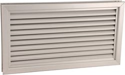 Nedco Aluminium deurrooster Geanodiseerd