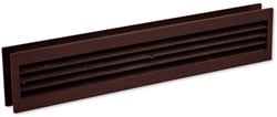 Nedco Deurventilatierooster 455 x 90 mm Bruin