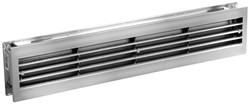 Nedco Deurventilatierooster 455 x 90 mm Chroom