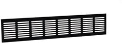 Nedco Aluminium Plintrooster Zwart 400 x 80 mm
