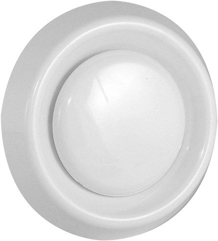 Nedco DAV afzuigventiel met klemmen Wit