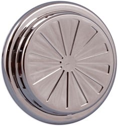 Nedco Verstelbaar Ventilatierooster Kunststof Chroom Ø100-150 mm