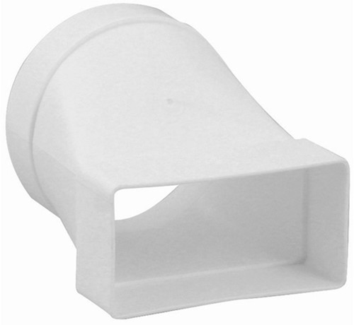 Nedco Overgangsstuk Recht Ø 100 mm 110 x 54 mm