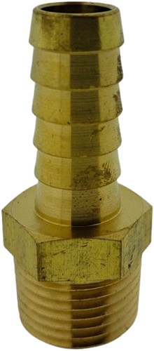 Slangpilaar Messing 1/2'' Buitendraad x 13,5 Speciaal