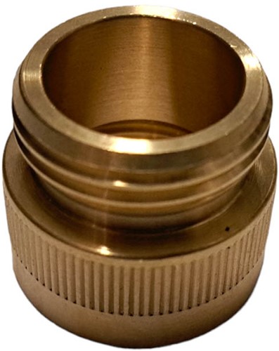 Messing Nippel 5445 3/4'' Bin(gas)/Amerikaanse GHT Buitendraad