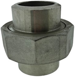 RVS Aanlaskoppeling 1 1/4'' 42.4 MM Uitwendig