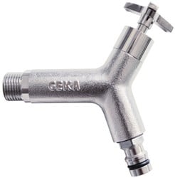 GEKA Plus designkraantje verchroomd 1/2''