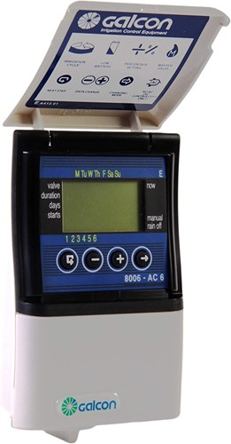 Galcon 8006 AC-6 Kraancomputer 3/4" 24V 6 Stations