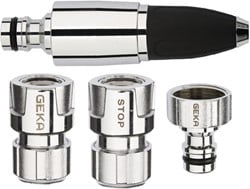 GEKA Plus starterset verchroomd