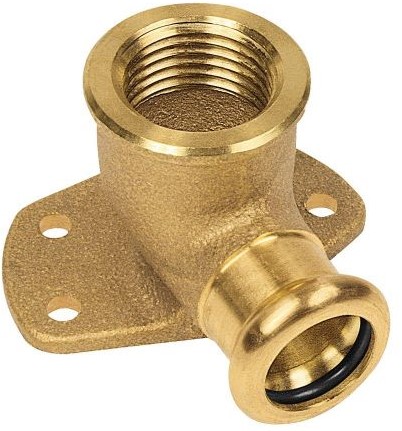 Bonfix Press Roodkoper Muurplaat 3/4 x 22 MM