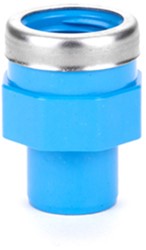 Inzet Schroefbus + RVS Ring 20 MM x 1/2"