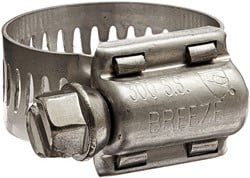 Slangklem Breeze Seal 14-27 MM RVS (zakje á 10 stuks)